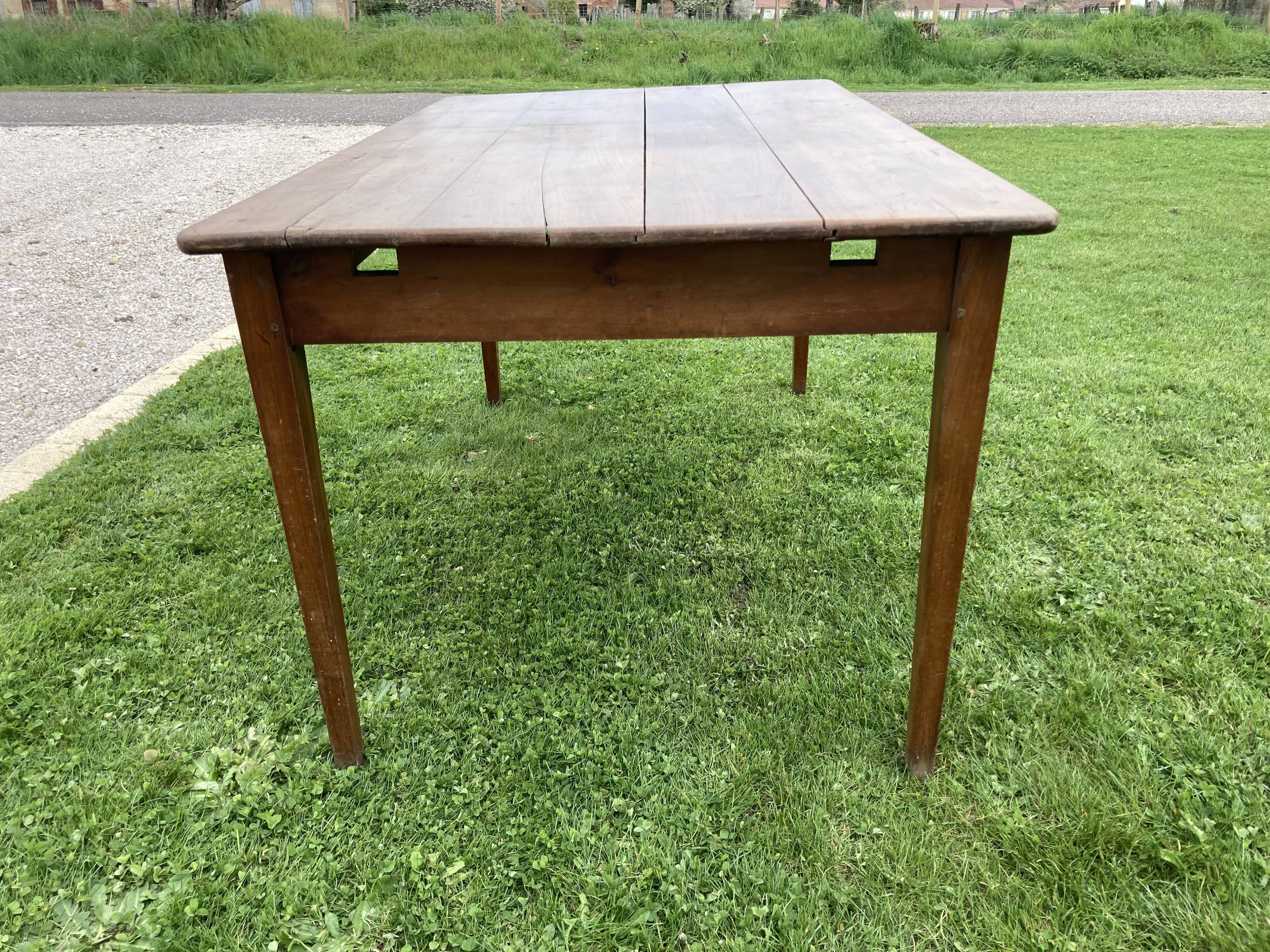 Cherry farm table