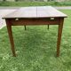 Table de ferme en merisier