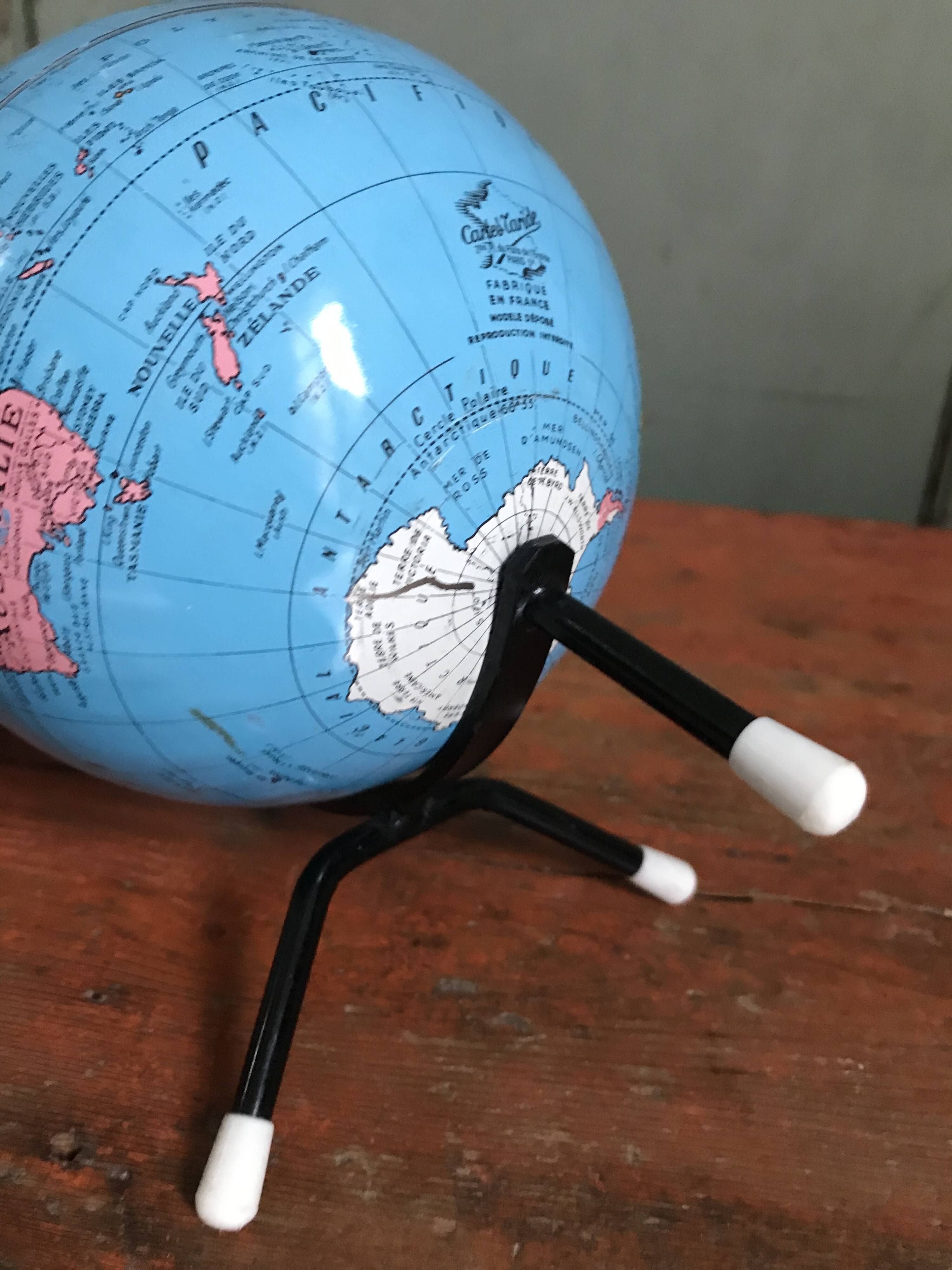 Small vintage globe 1960s