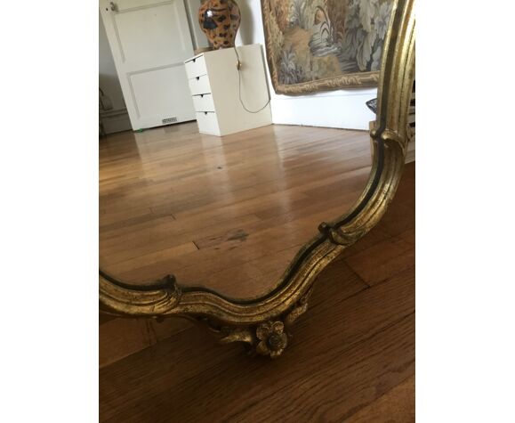 Miroir doré  52x85cm