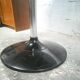 Vintage tulip foot table and smoked glass