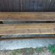 Paire de bancs de ferme