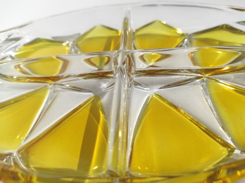 vintage dish Walther Kristallglas