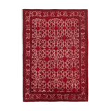Hand-Knotted Bohemian Turkish 1980s 216 cm x 309 cm Red Carpet