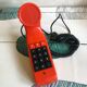 Orange phone ABS Made in Sweden Vintage 70s