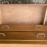 Vintage chest of drawers compass feet