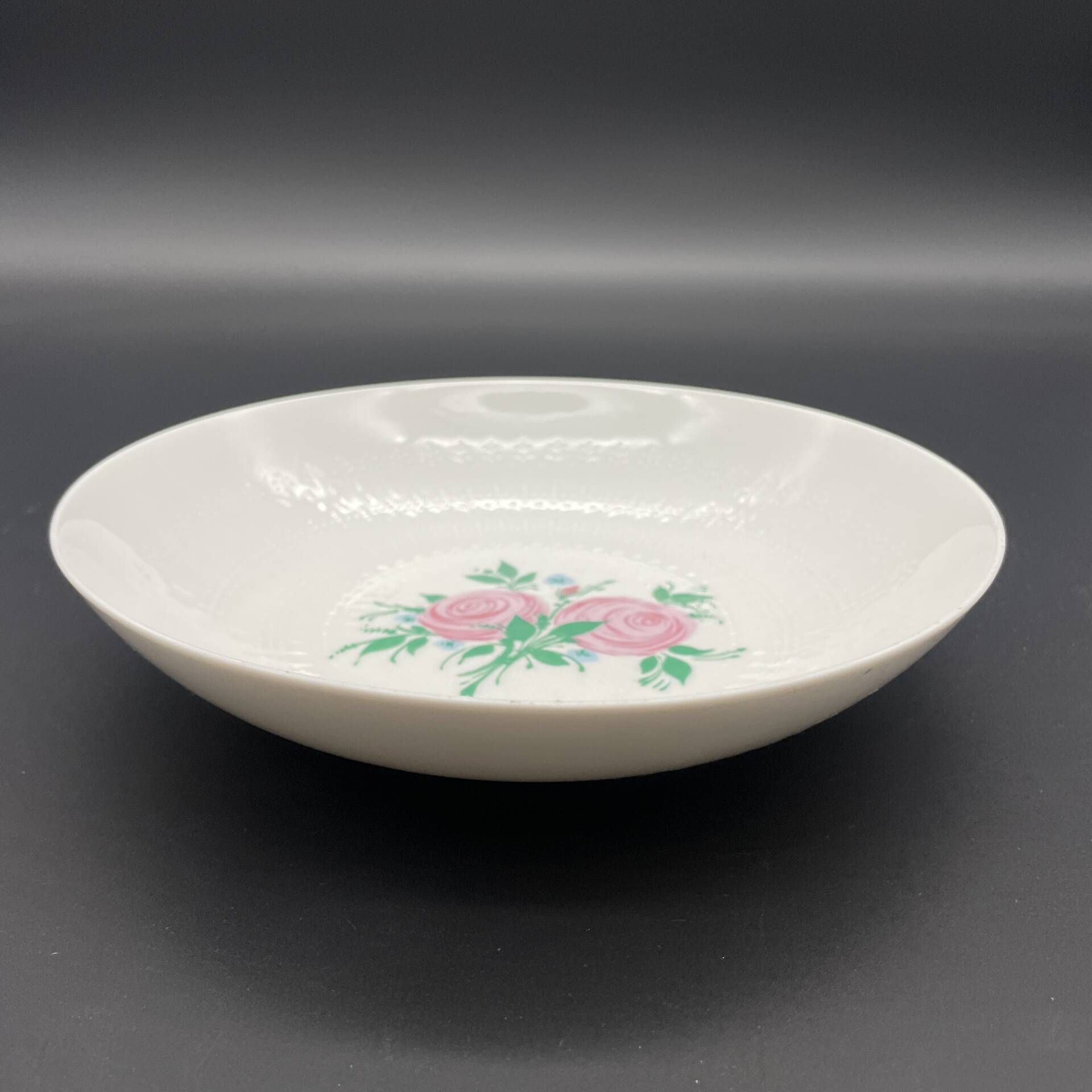 Rosenthal porcelain coupe Romanze Rosa Rose – relief decoration, wine