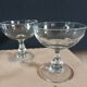 4 antique champagne glasses