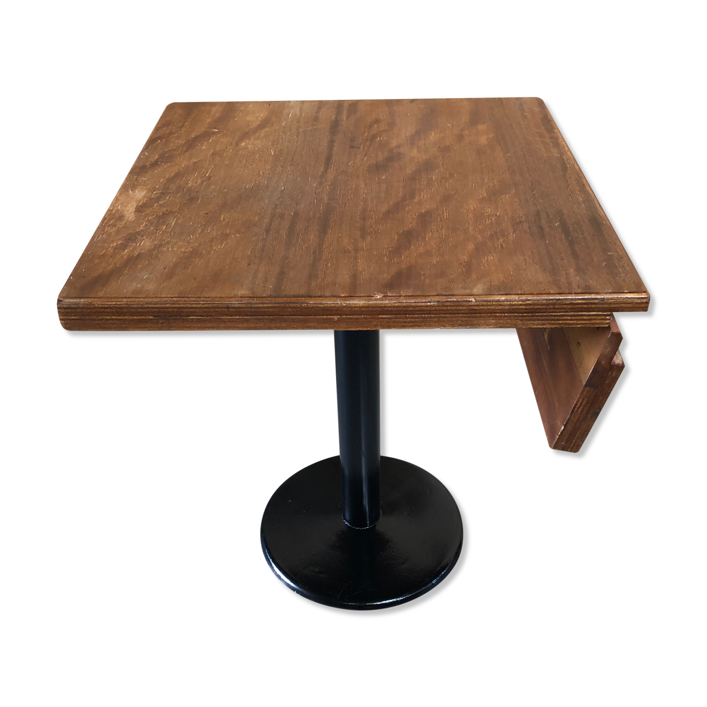 Old bistro table foot cast iron black