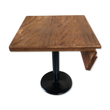 Ancienne table de bistrot pied fonte noir