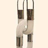 Murano Glass Chain Chandelier in Metal by Aldo Nason for Mazzega