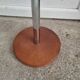 Wood and steel coat rack