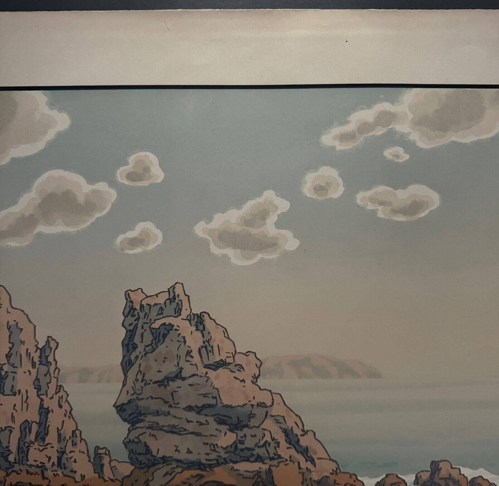 Lithograph by Henri Rivière Aspects of Nature - The Sea