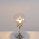 Space age table lamp by Doria Leuchten with chrome and glass, 1970s