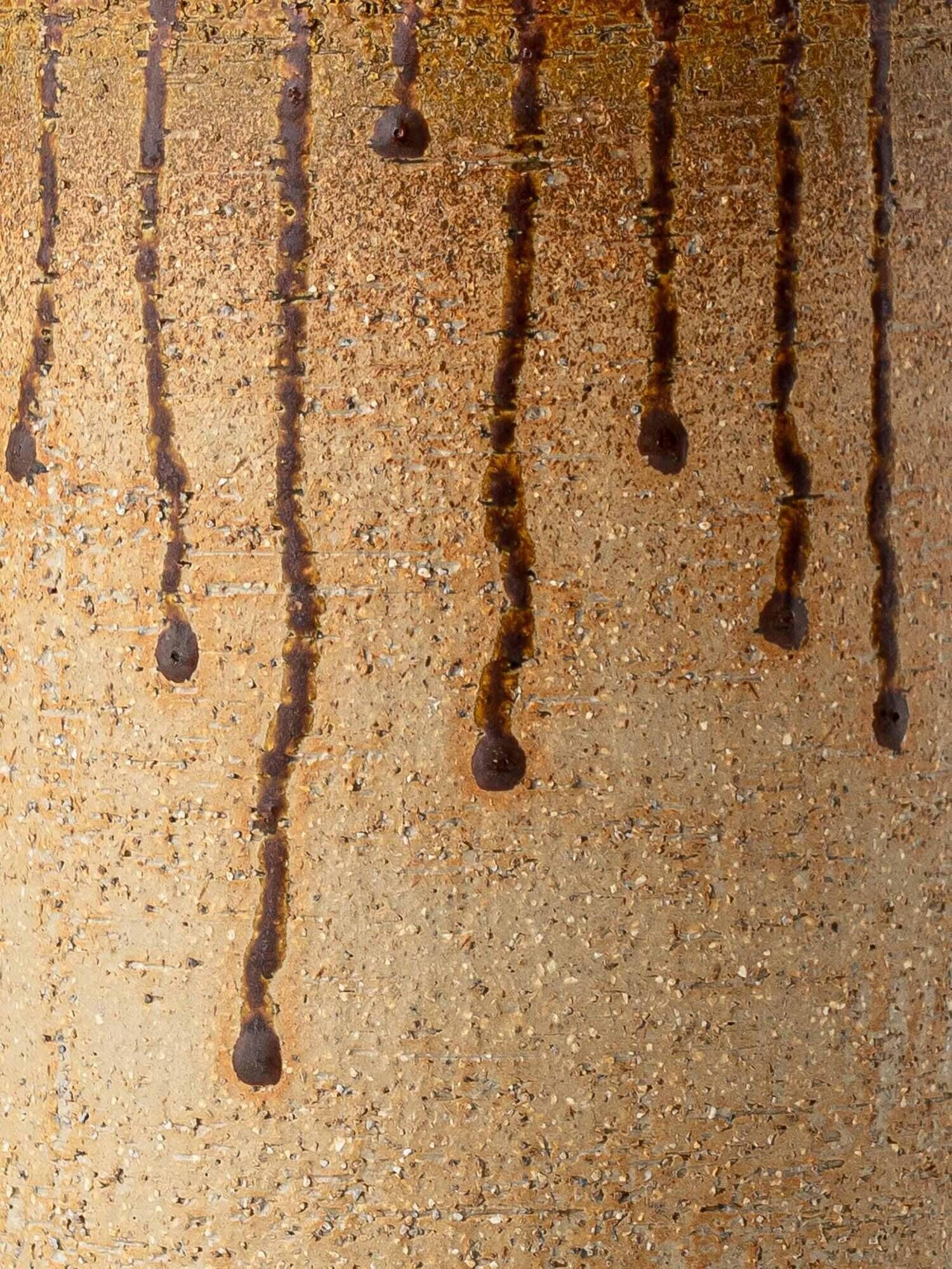 Søholm stoneware table lamp, organic contemporary, Denmark, 1960s, with new shade.