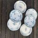 Set of 6 mismatched iron earth flat plates