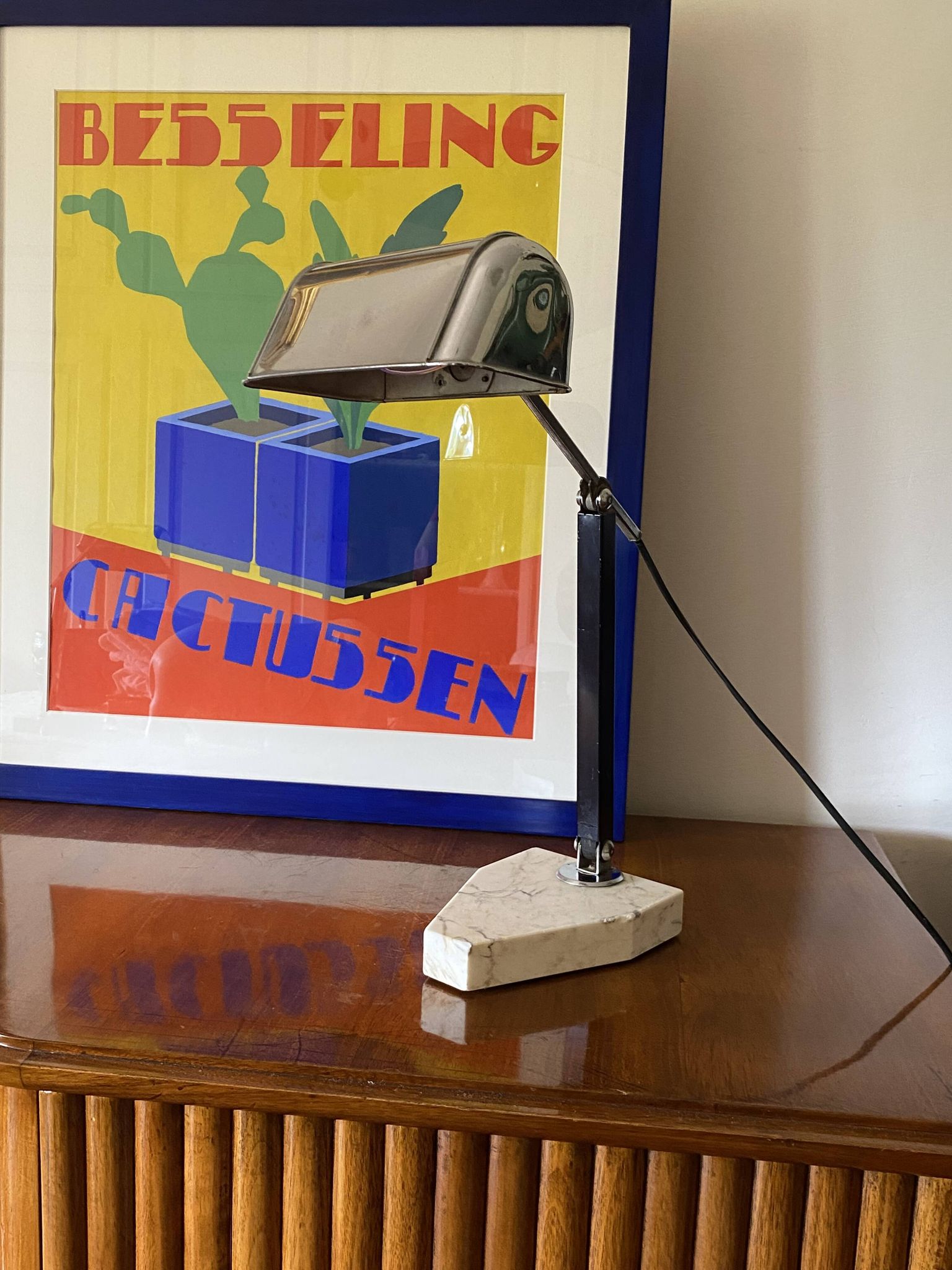 Lampe de bureau Art Déco, Fare France, vers 1930