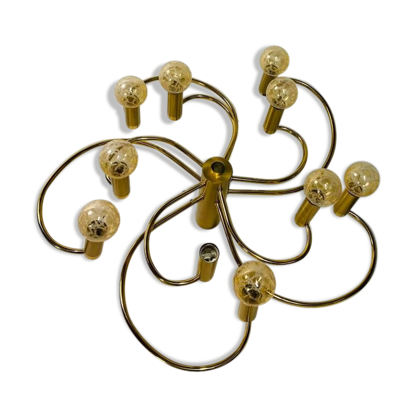 Vintage golden chandelier