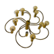 Vintage golden chandelier
