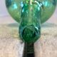Bubbled glass decanter signed Biot