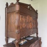 Meuble auvergnat brutaliste art populaire 1890