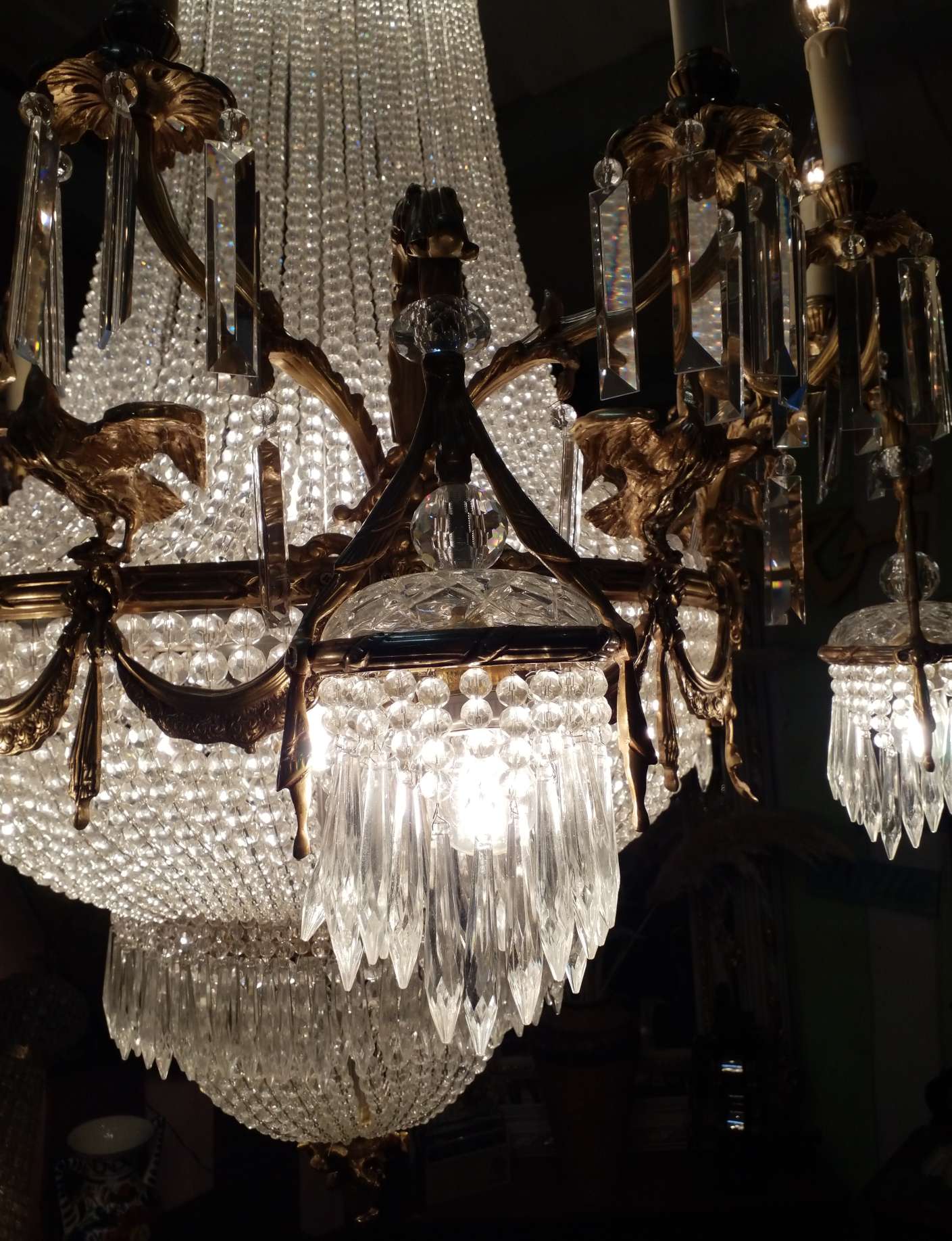 Large chandelier