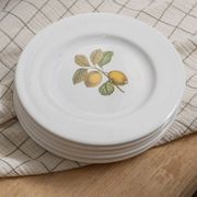 Set of 5 flat plates "Orchard"