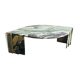 Large marble coffee table in the shape of an eye from Roche Bobois - 1970