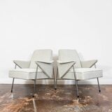 Pair of "bat" armchairs by wchód zadziele, 1960s
