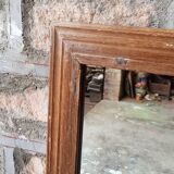 Ancient Burmese teak mirror
