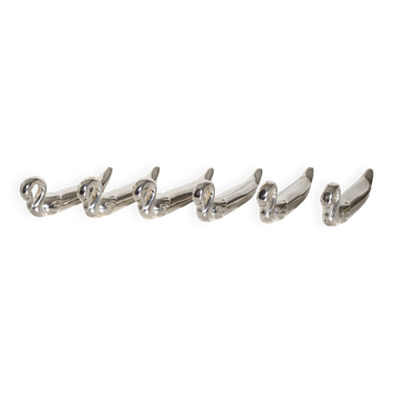 Silver-plated swan knife rests