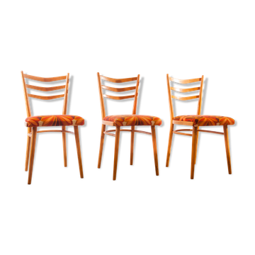 Set of 3 chairs Thonet 1960