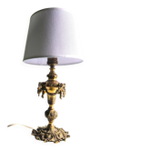 Lámpara de bronce belga de estilo Neoclásico (circa 1910 - 1920)