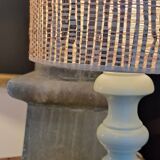 Vintage wooden table lamp from the 1980s revisited