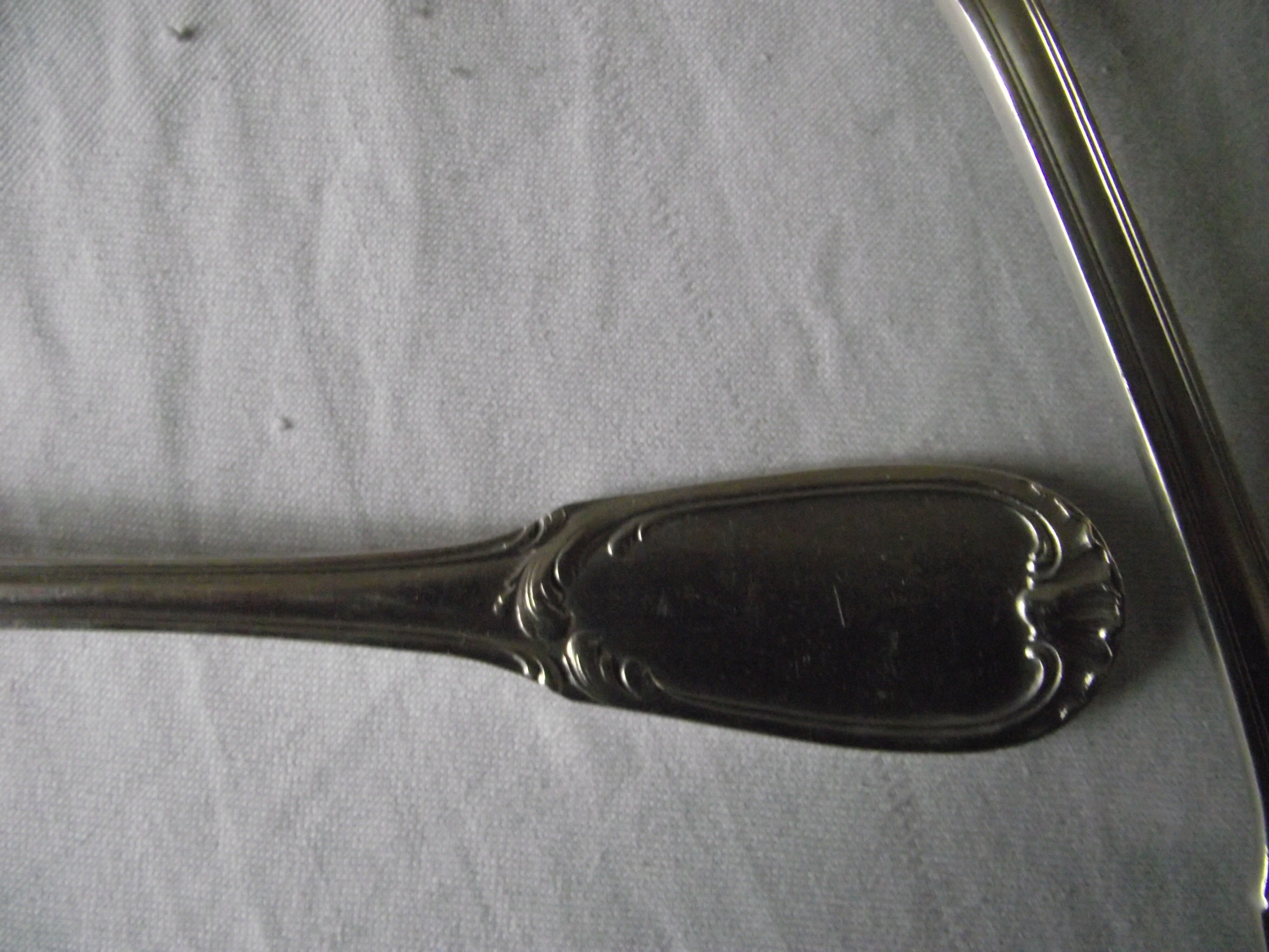 Menagère 24 pieces silver metal Louis XV style.