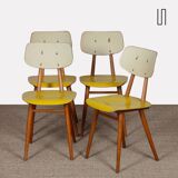 Set of 4 chairs produced by Ton, 1960