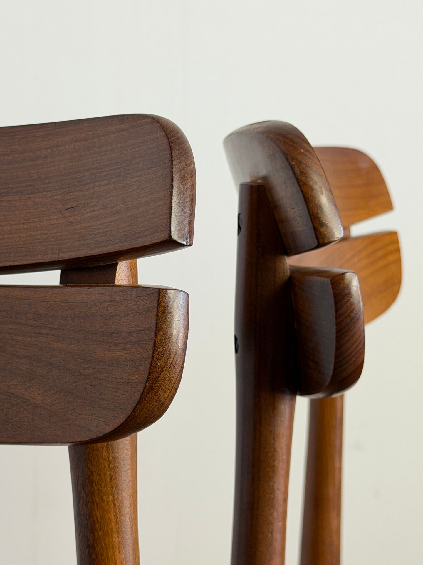 Set of 6 Scandinavian teak chairs – 1960s