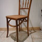 Set of six bistro chairs