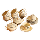 Set of 11 cups, saucers and 2 sugar bowls Johnson Brother I 1970s