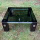 Wengé and Smoked Glass Coffee Table By Martin Visser For Spectrum Ca. 1970s