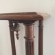 Old pedestal wooden