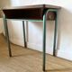 Bureau d'écolier vintage métal et bois