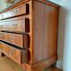Louis-Philippe Commode (19th century) Walnut Burl Saint Anne Marble