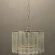 Mid-century italian murano glass tronchi tube lamp
