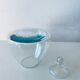 Large glass bottle, apothecary candy box