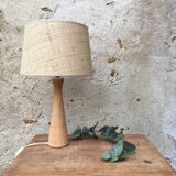Raw wooden lamp foot