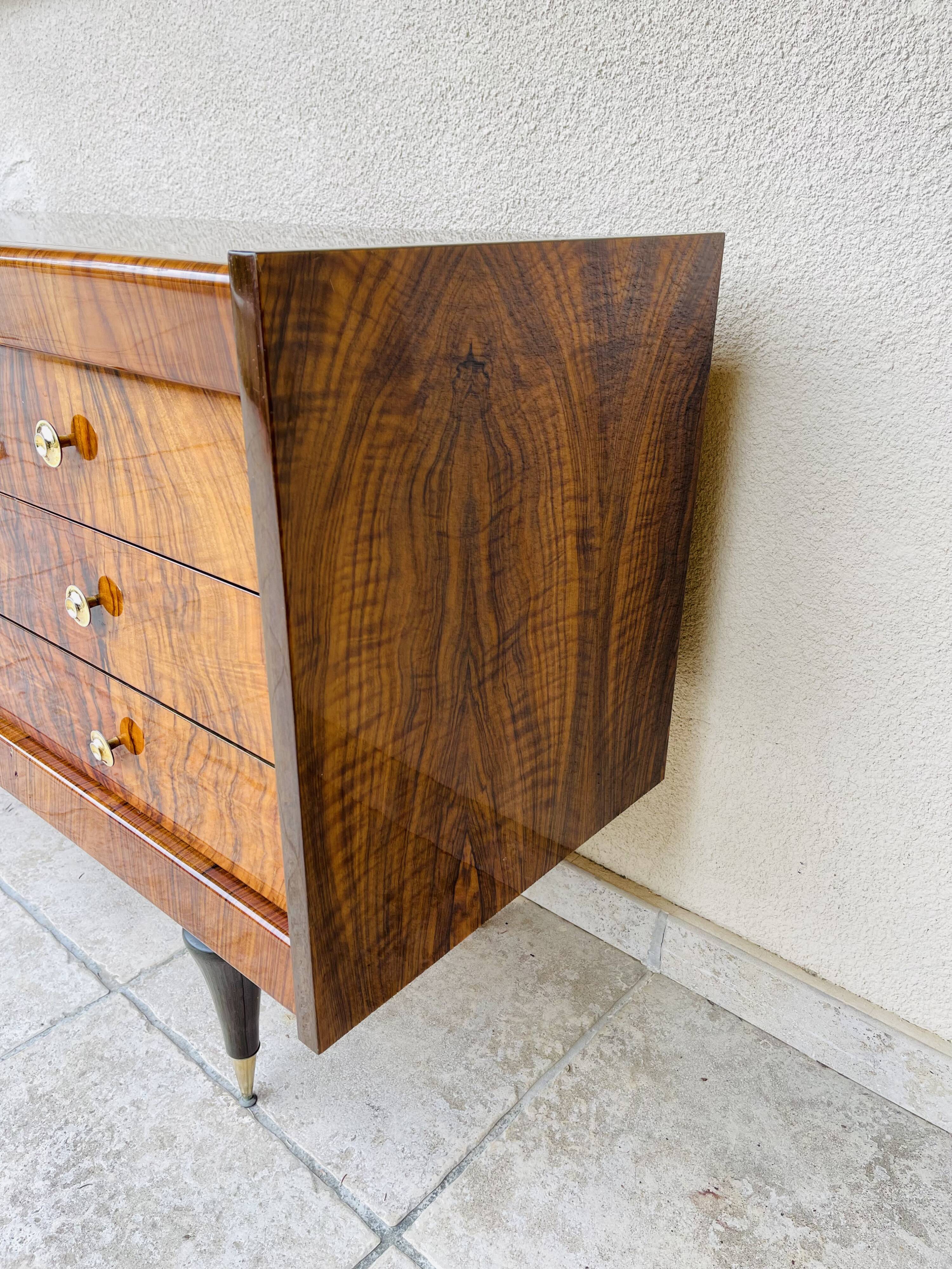 Art Deco walnut sideboard
