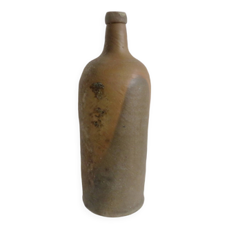 Grand vase en grès chamotté , années 70