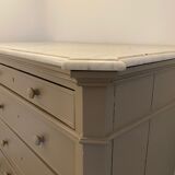 4-drawer dresser with beautiful marble tray