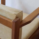 Pair of yellow armchairs